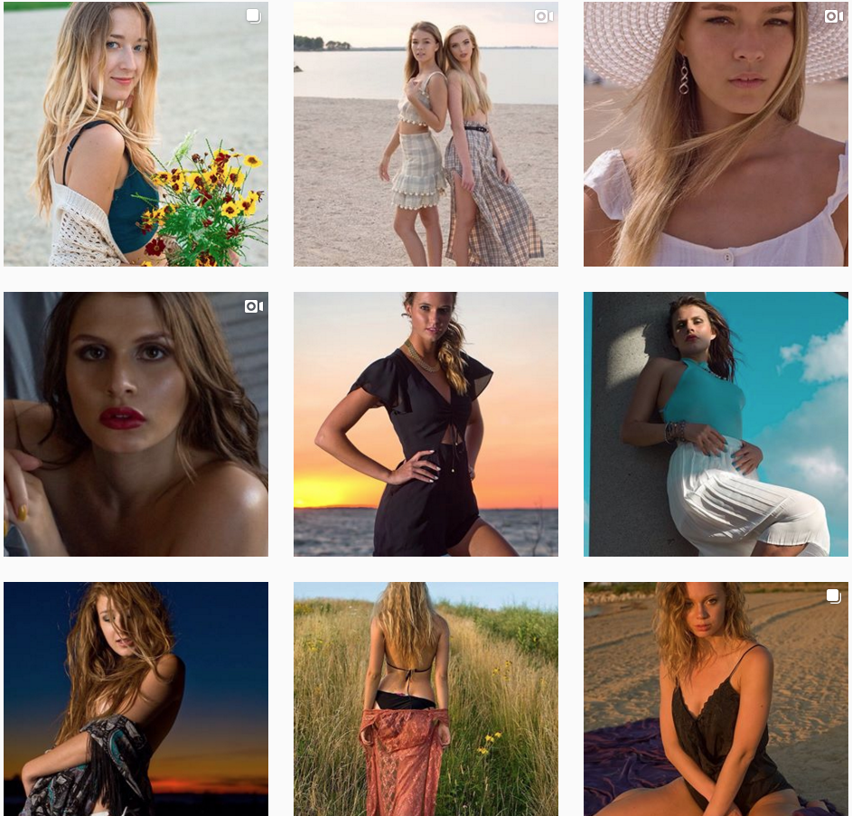 variety of photos from dino celestino on instagram